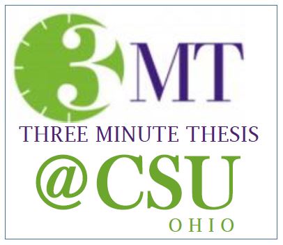 Three Minute Thesis at CSU logo