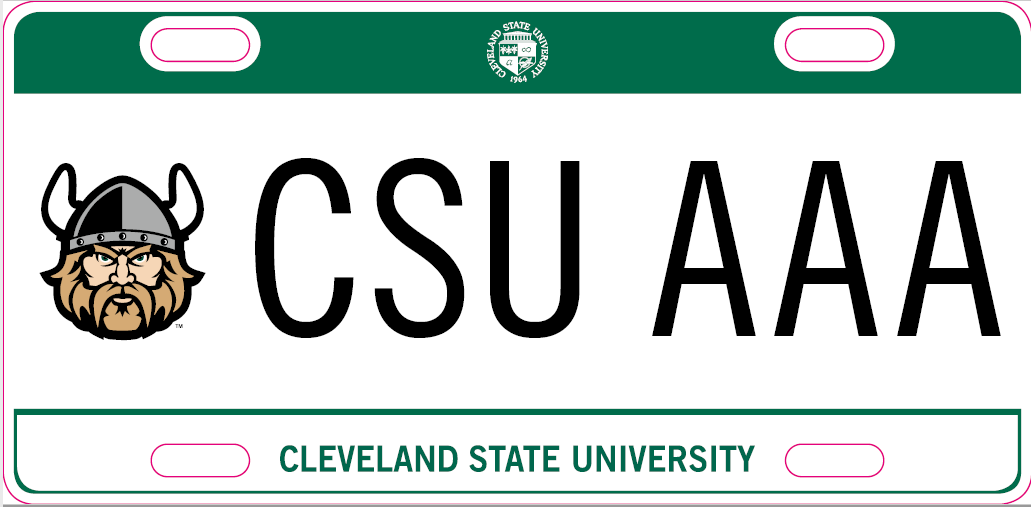 CSU vanity plate