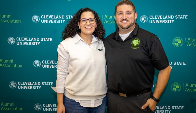 enas and joe of young alumni council